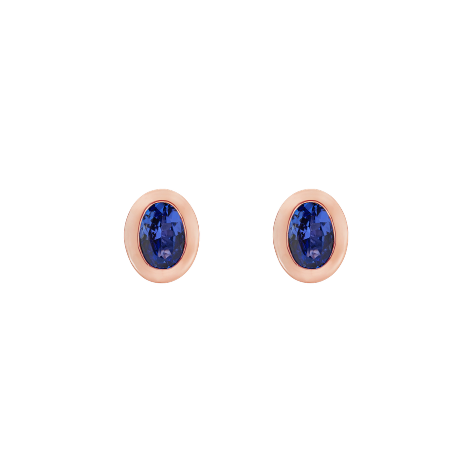 Earrings with Tanzanite Sweet Candy