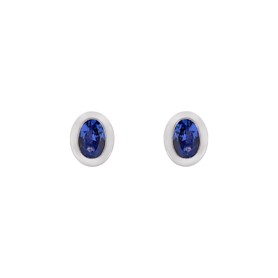 Earrings with Tanzanite Sweet Candy