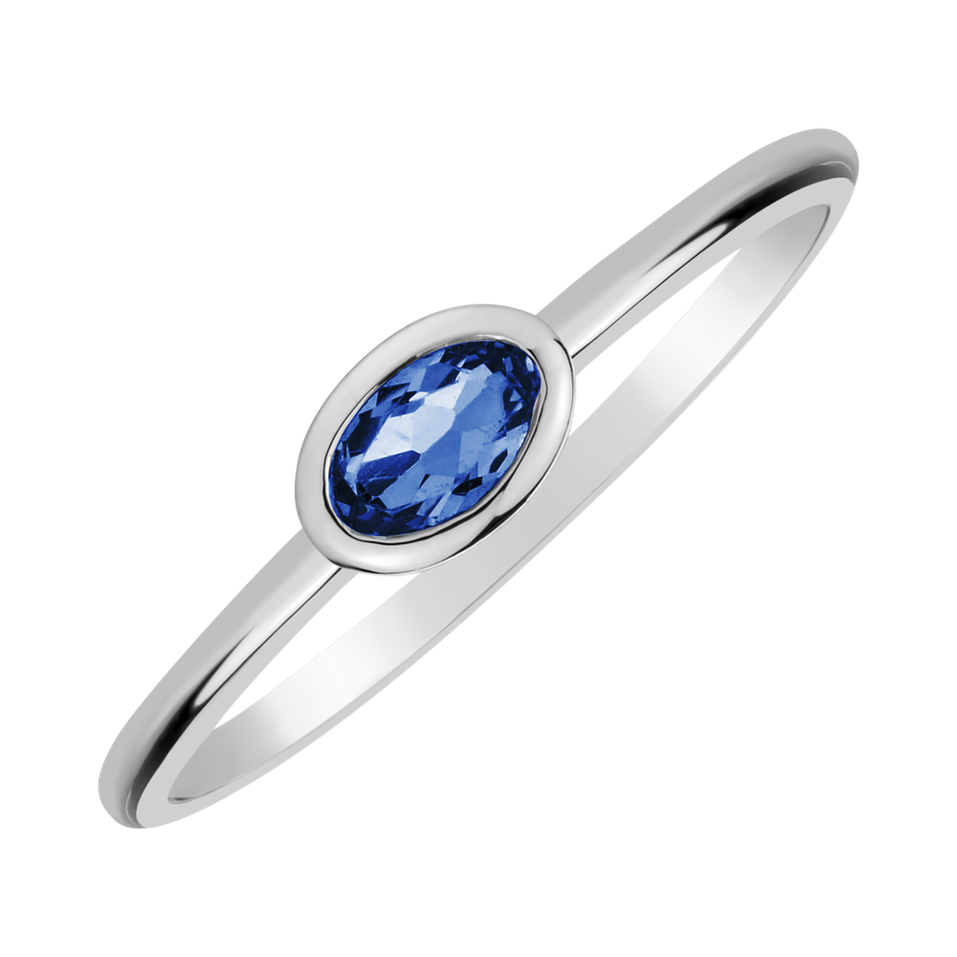 Ring with Tanzanite Space Bonbon