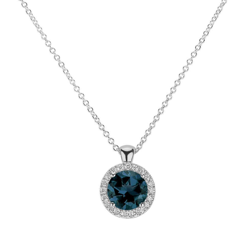 Diamond necklace with Topaz London Luxury Bonbon