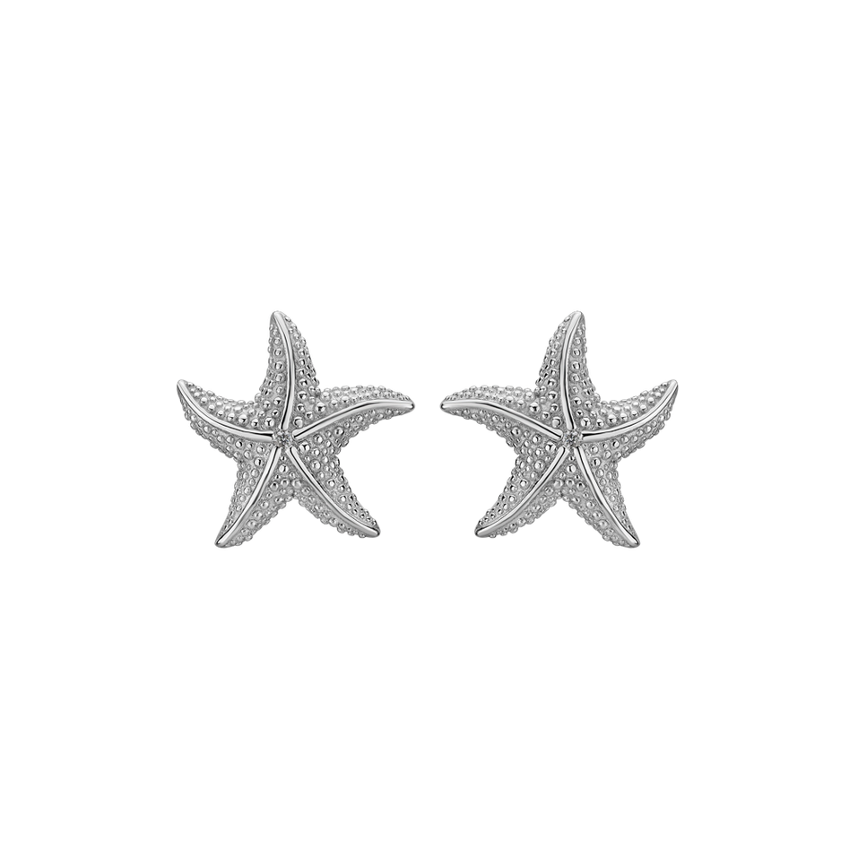 Diamond earrings Glossy Starfish