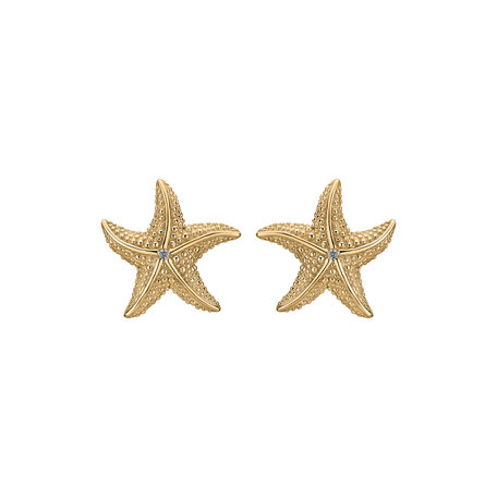 Diamond earrings Glossy Starfish