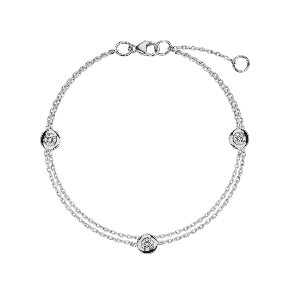 Diamond bracelet Triple Dots