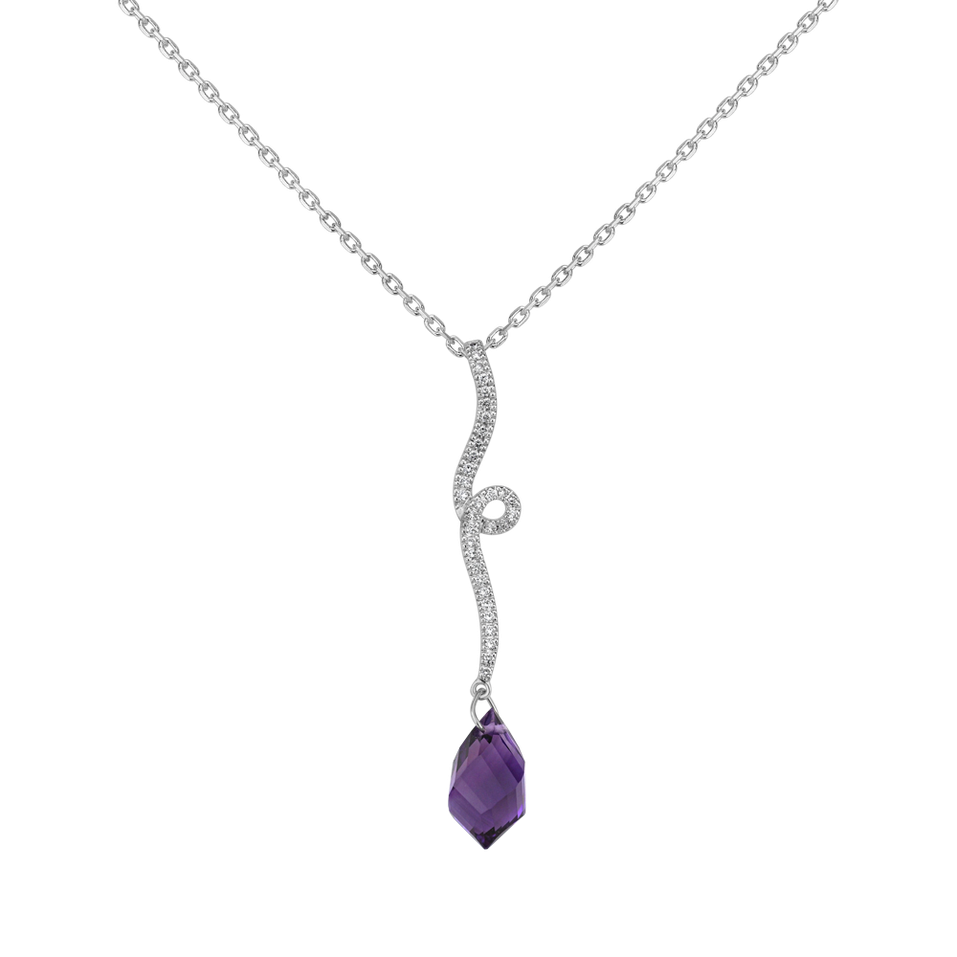 Diamond pendant with Amethyst Indulge Special