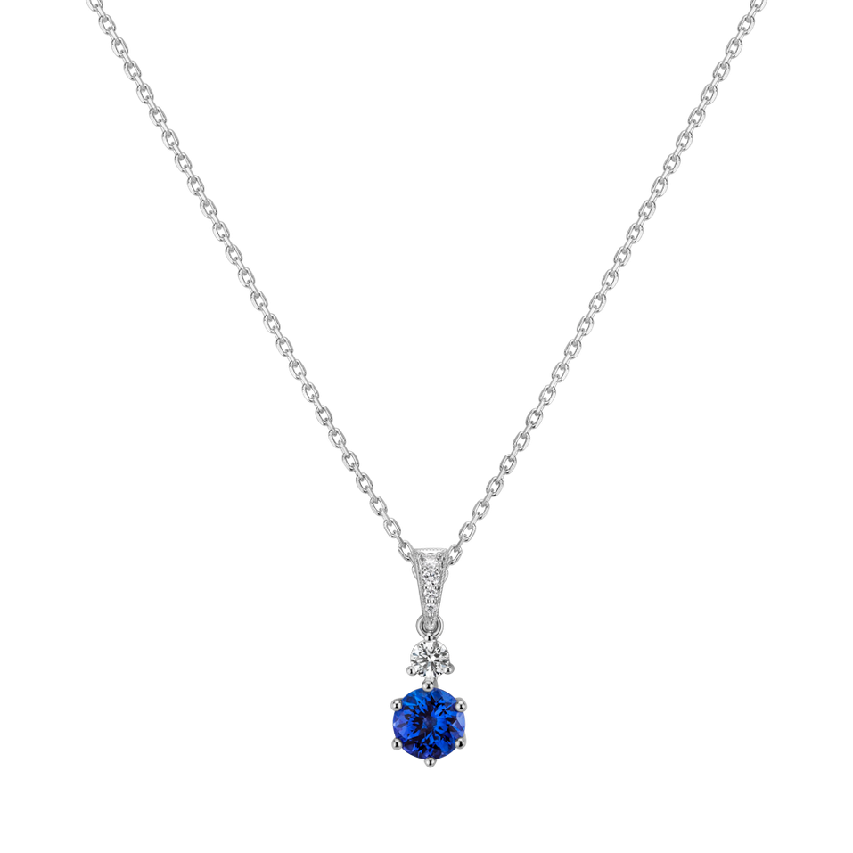 Diamond pendant with Tanzanite Dantalion