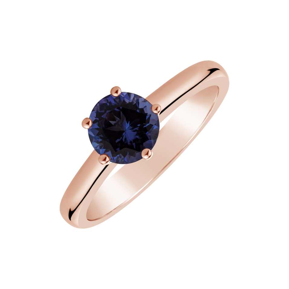 Ring with Tanzanite Peaceful Spirit