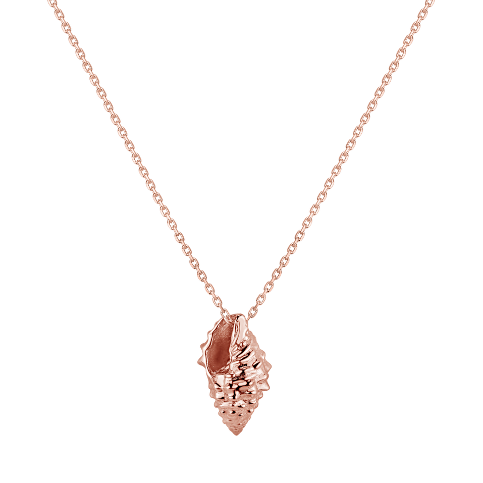 Necklace Golden Seashell