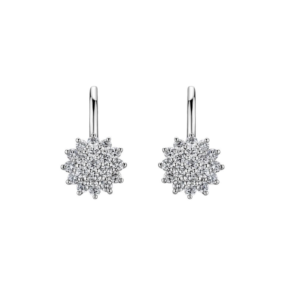 Diamond earrings Delicate Star