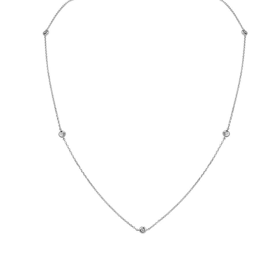 Diamond necklace Sparkling  Dots