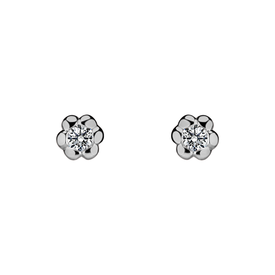 Diamond earrings Blooming Love