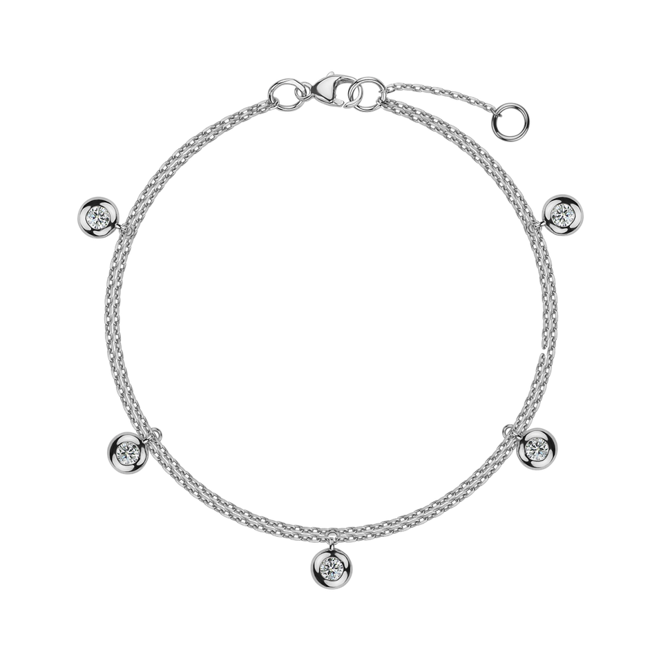 Bracelet with diamonds Delouise