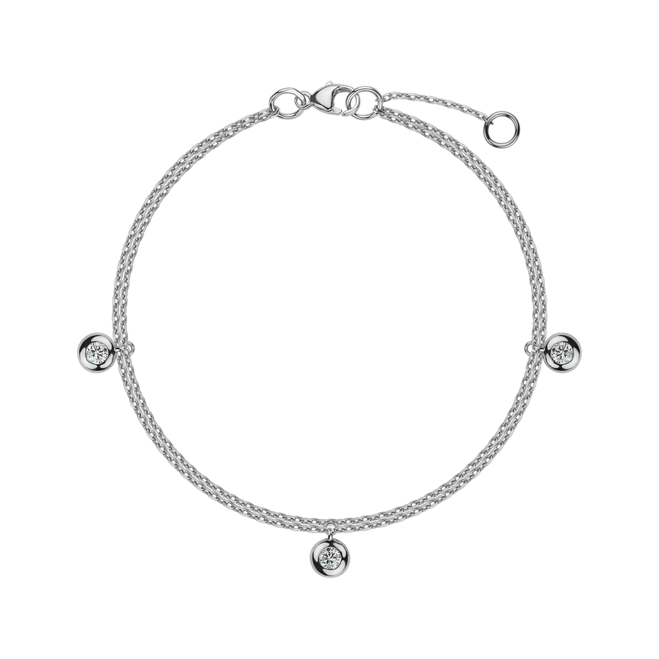 Bracelet with diamonds Delouise