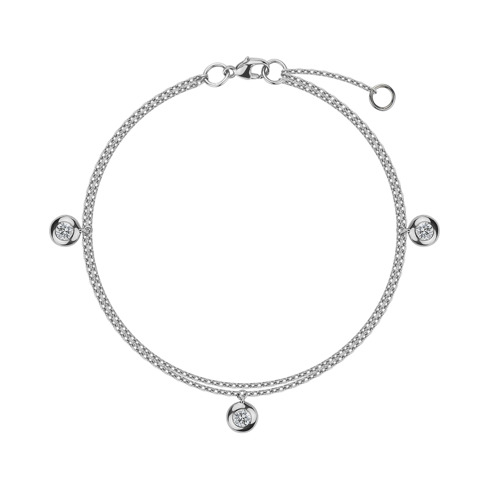 Bracelet with diamonds Delouise