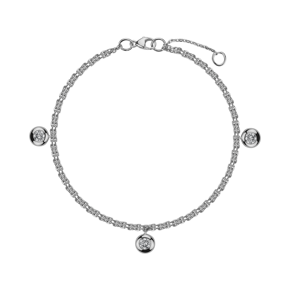 Bracelet with diamonds Delouise