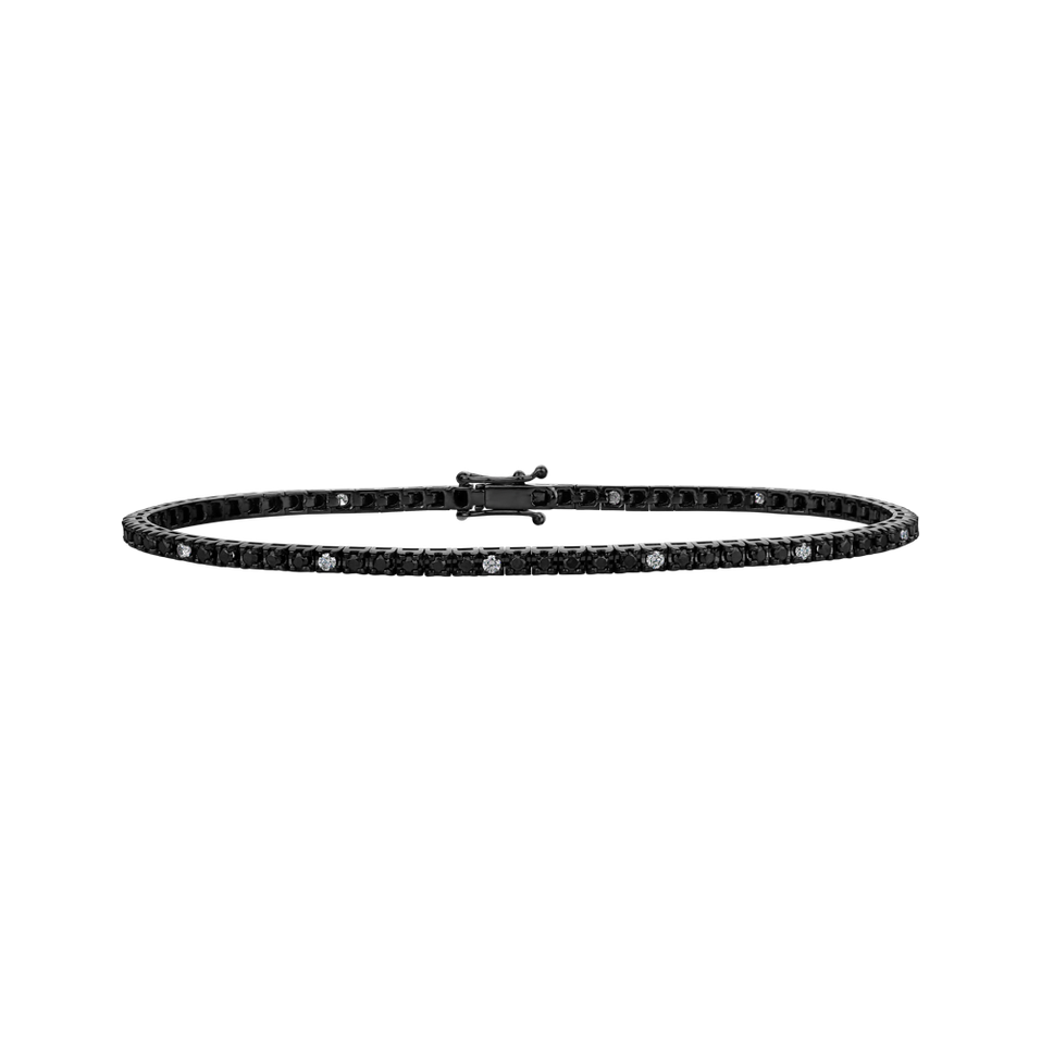 Bracelet with black and white diamonds Ralana