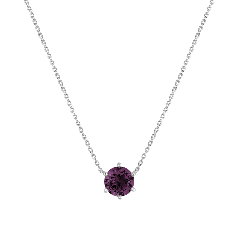 Necklace with Rhodolite Essential Drop