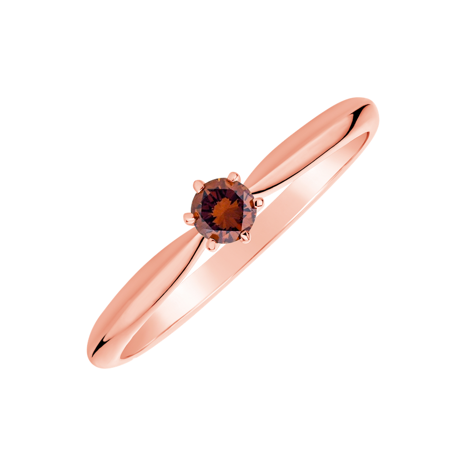 Ring with orange diamonds Eternal Joy