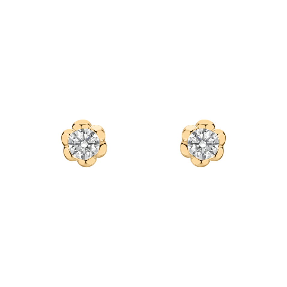 Diamond earrings Blooming Love