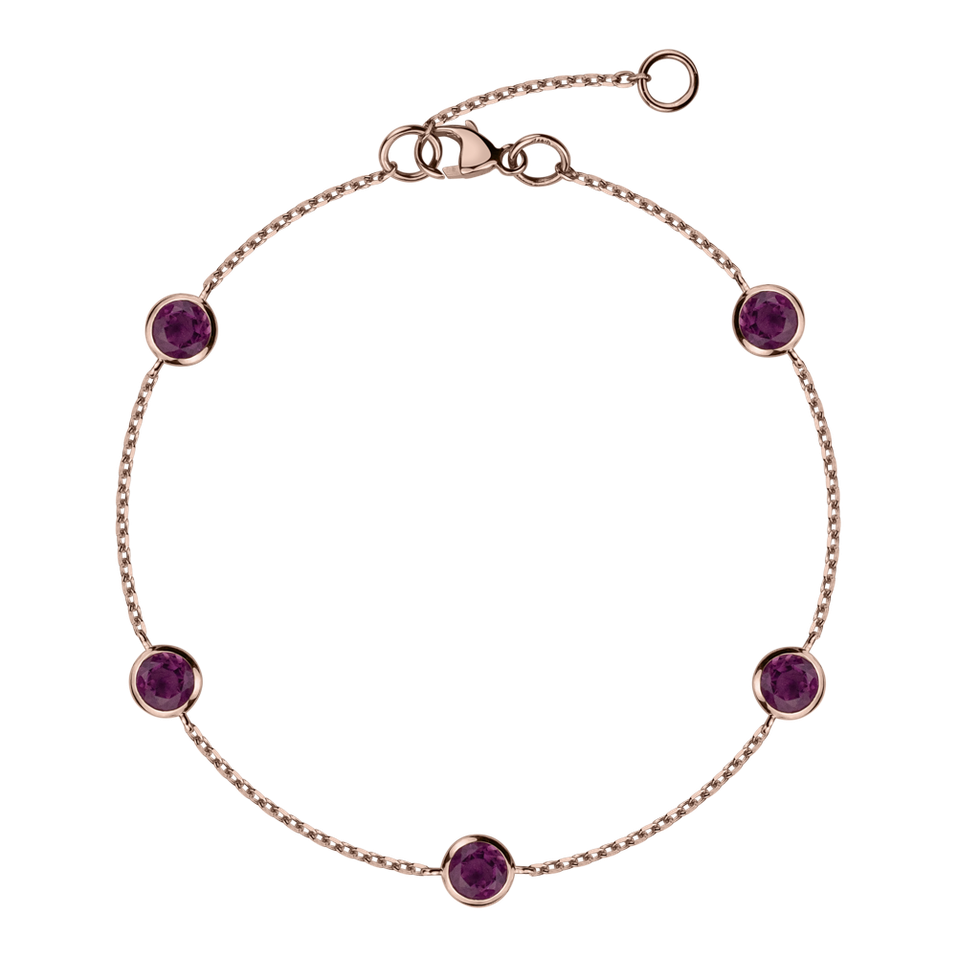 Bracelet with Rhodolite Roggeveen