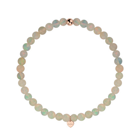 Bracelet with Opal White Fancy Beauty