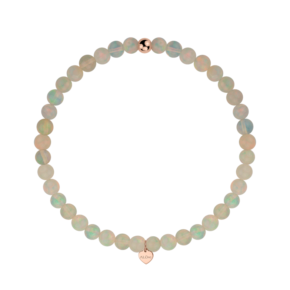 Bracelet with Opal White Fancy Beauty