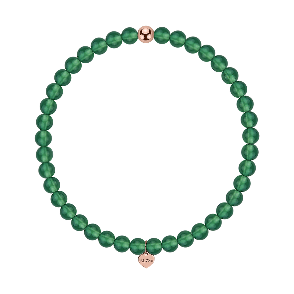 Bracelet with Garnet Green Fancy Beauty