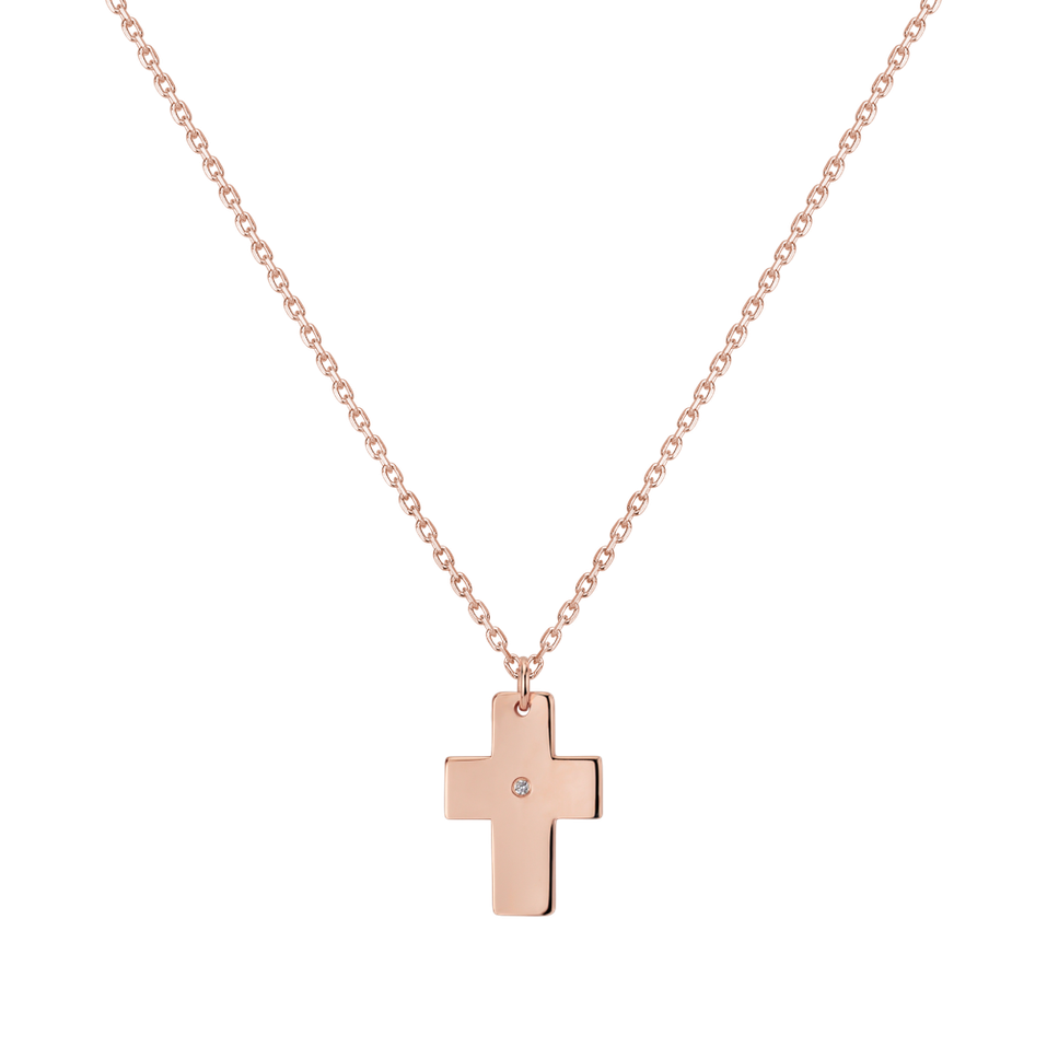 Diamond necklace Cross of Confession