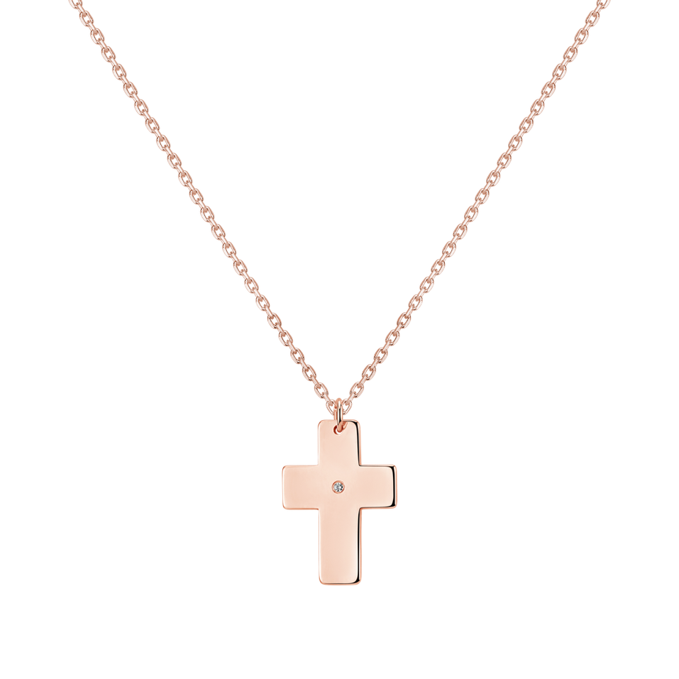 Diamond necklace Cross of Declaration