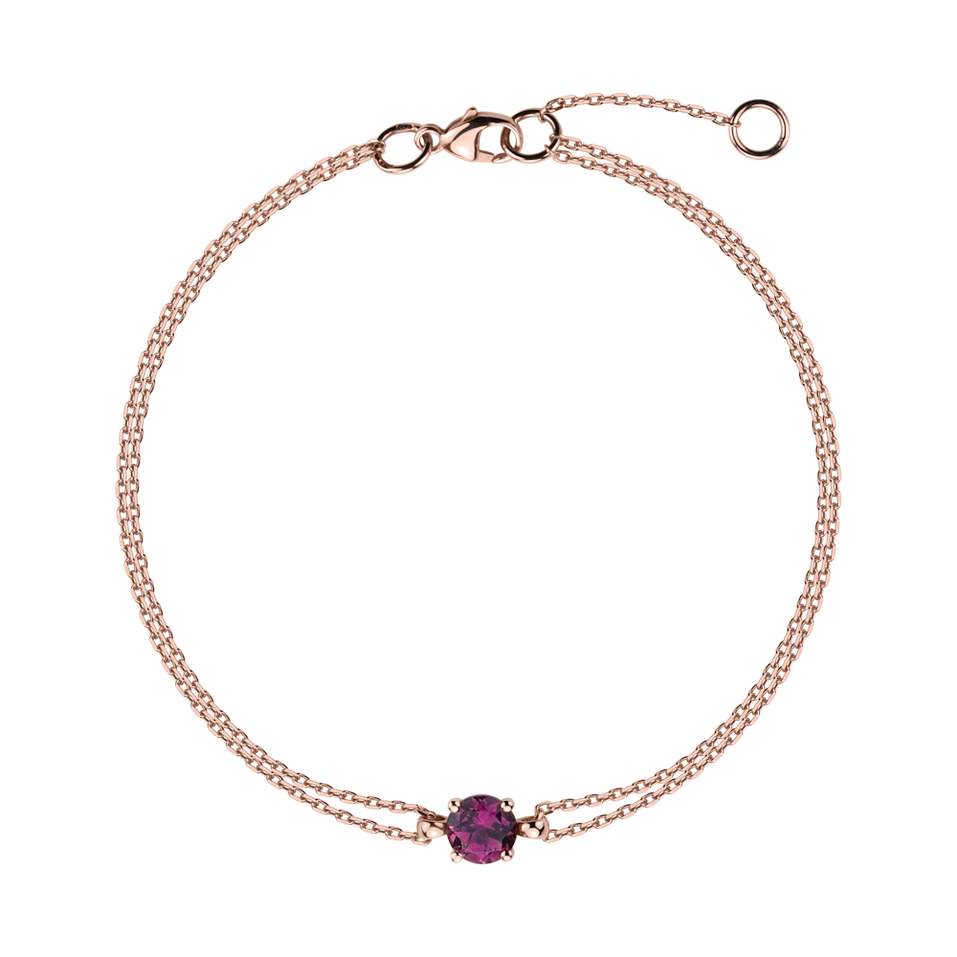 Bracelet with Rhodolite Roneme