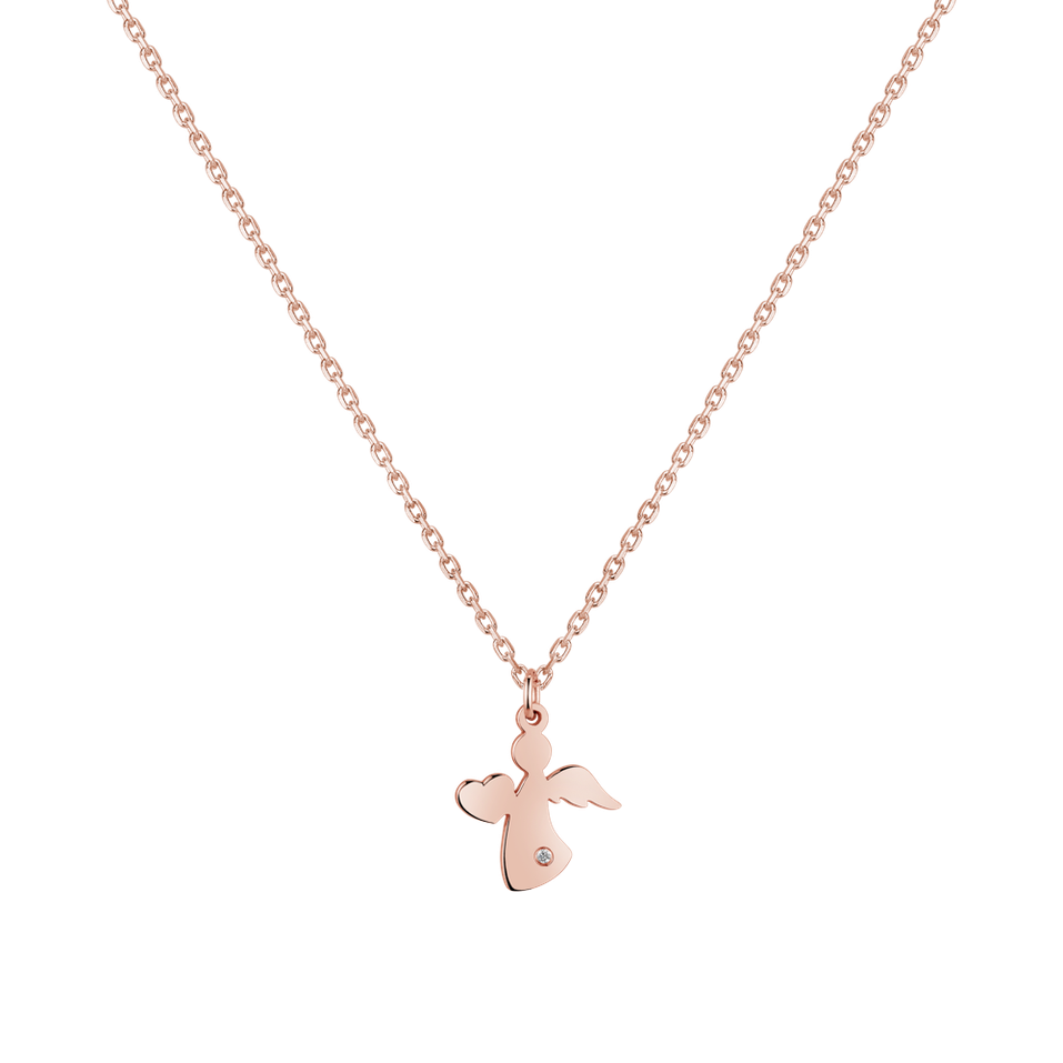 Diamond necklace Angel in Love