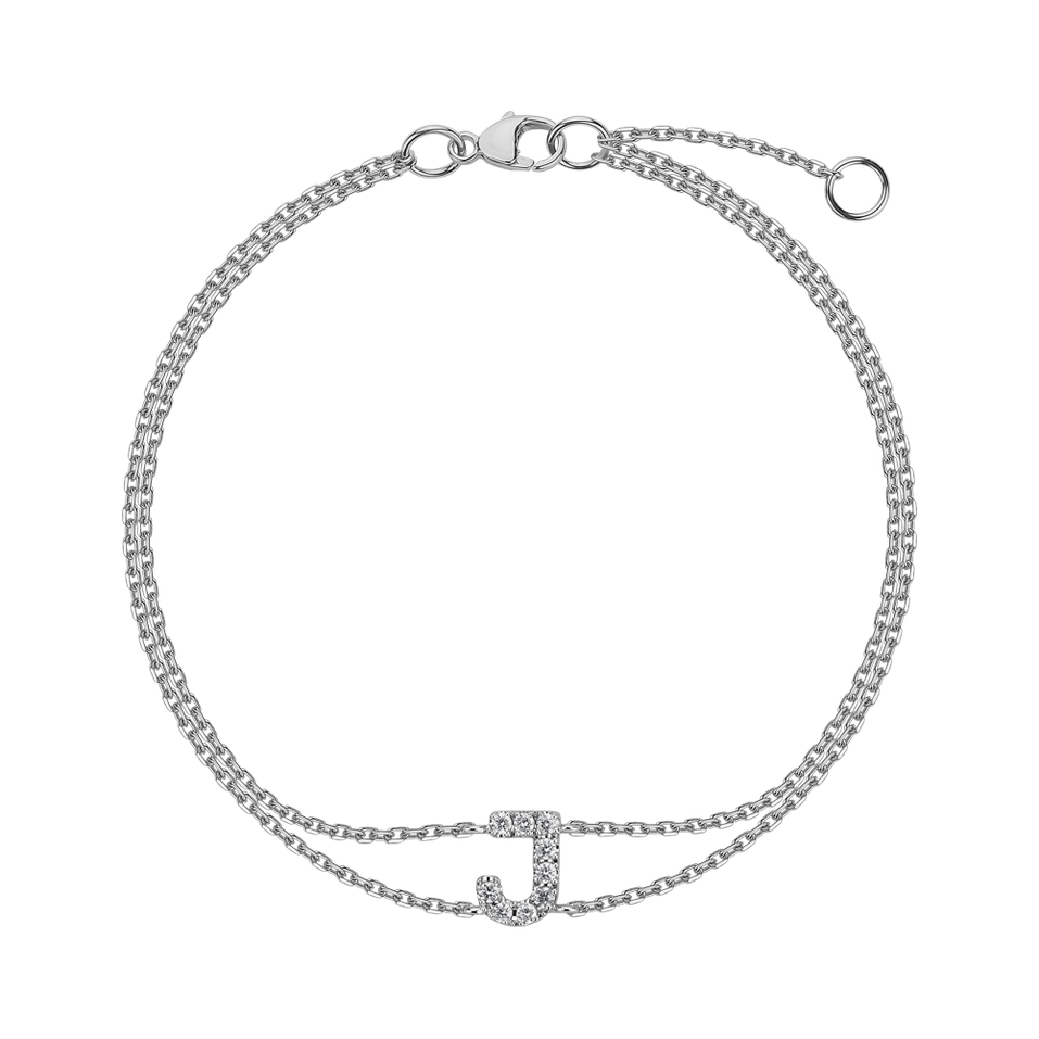 Bracelet with diamonds Alphabet Constellations