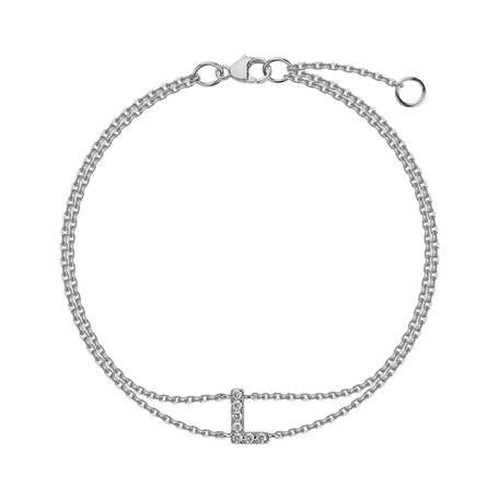 Bracelet with diamonds Alphabet Constellations