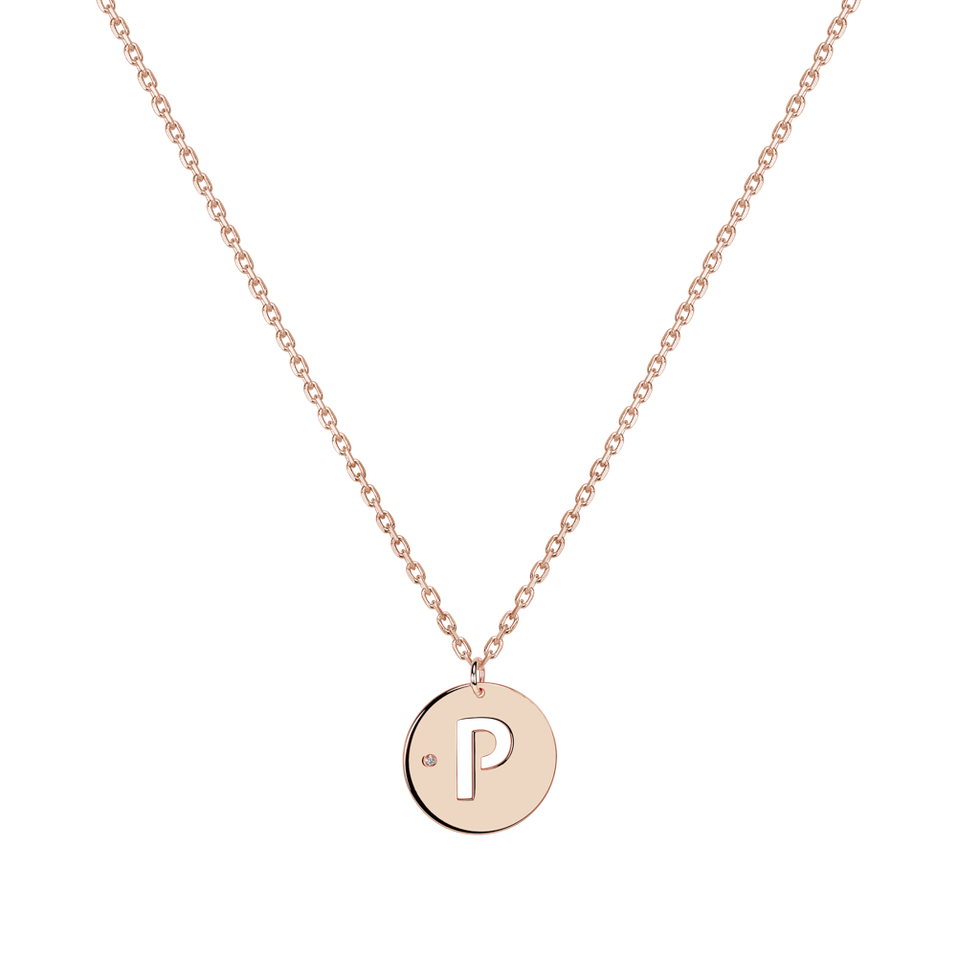 Diamond necklace Cut Coins P