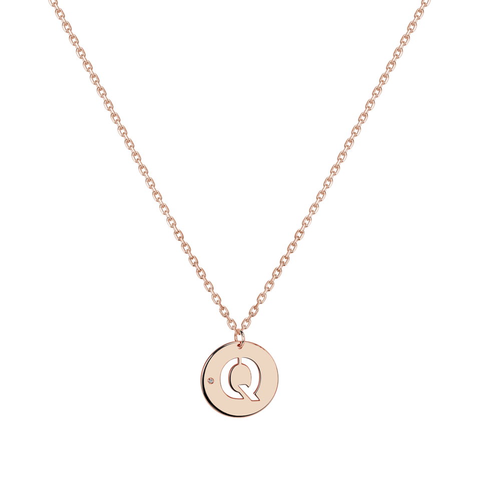 Diamond necklace Cut Coins Q