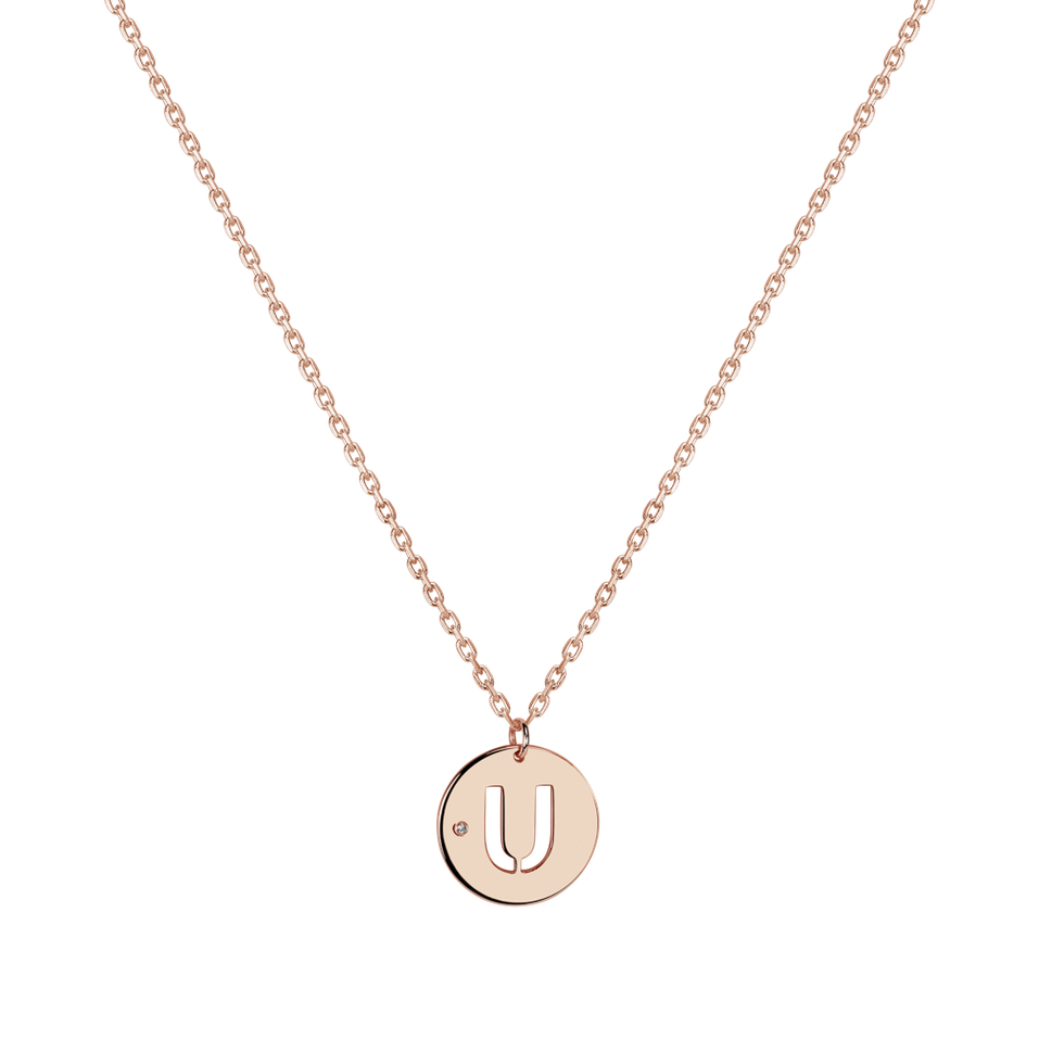 Diamond necklace Cut Coins U