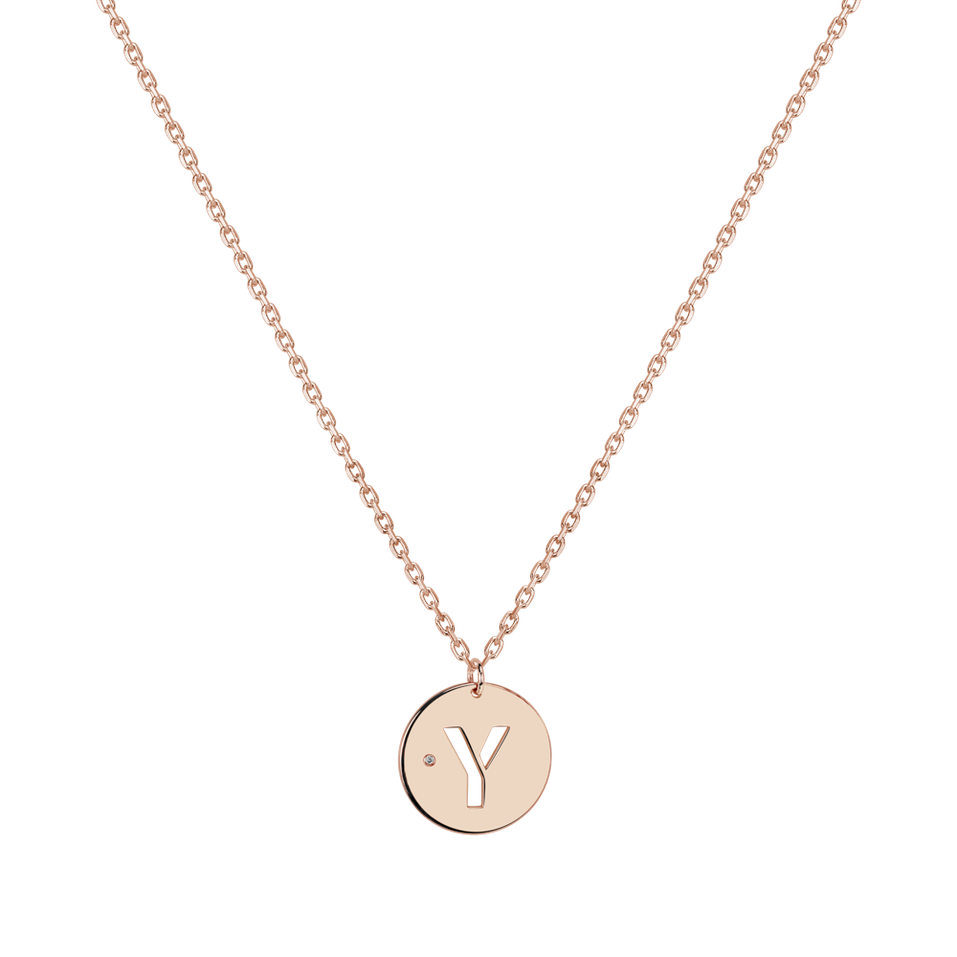 Diamond necklace Cut Coins Y