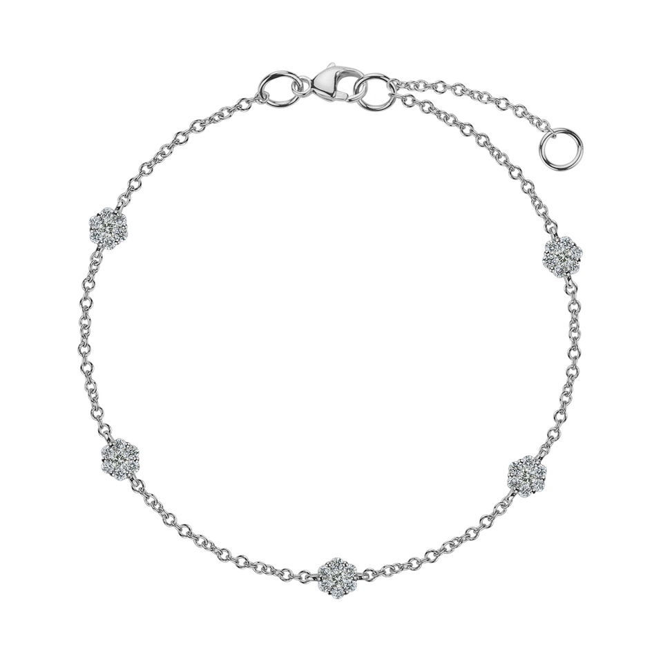 Bracelet with diamonds Evening Sky