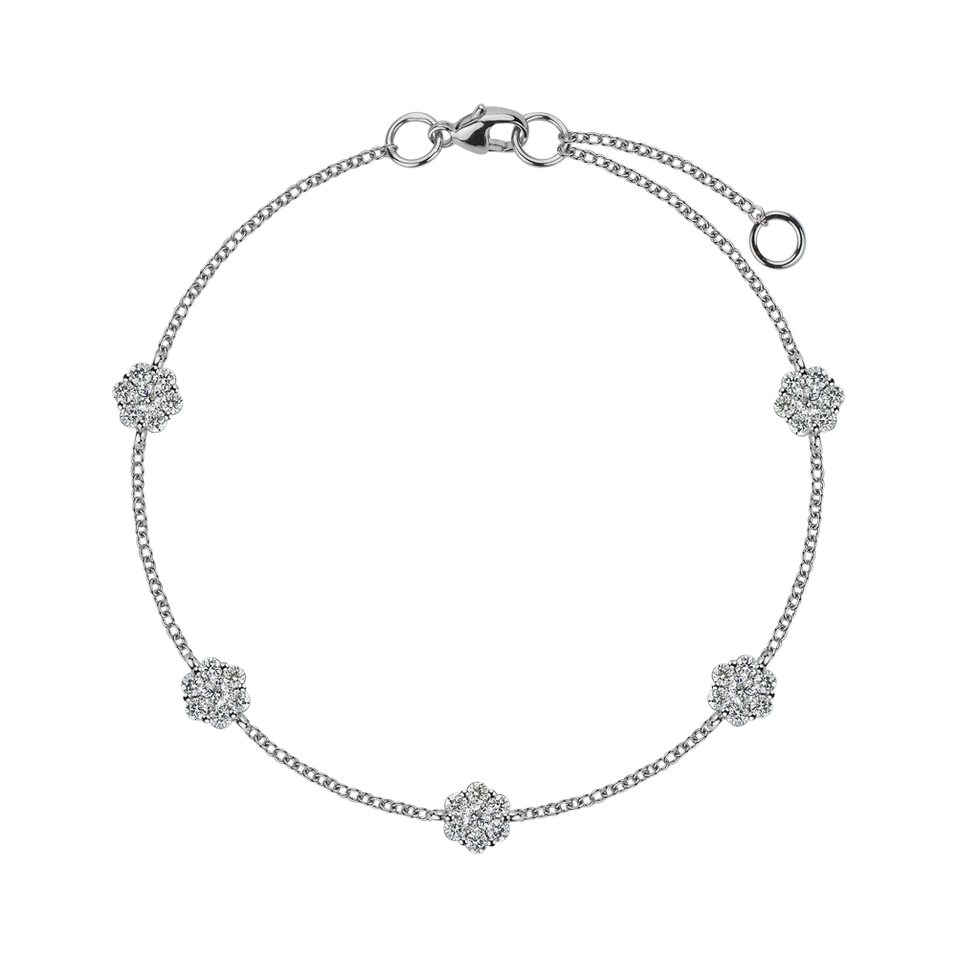 Bracelet with diamonds Evening Sky