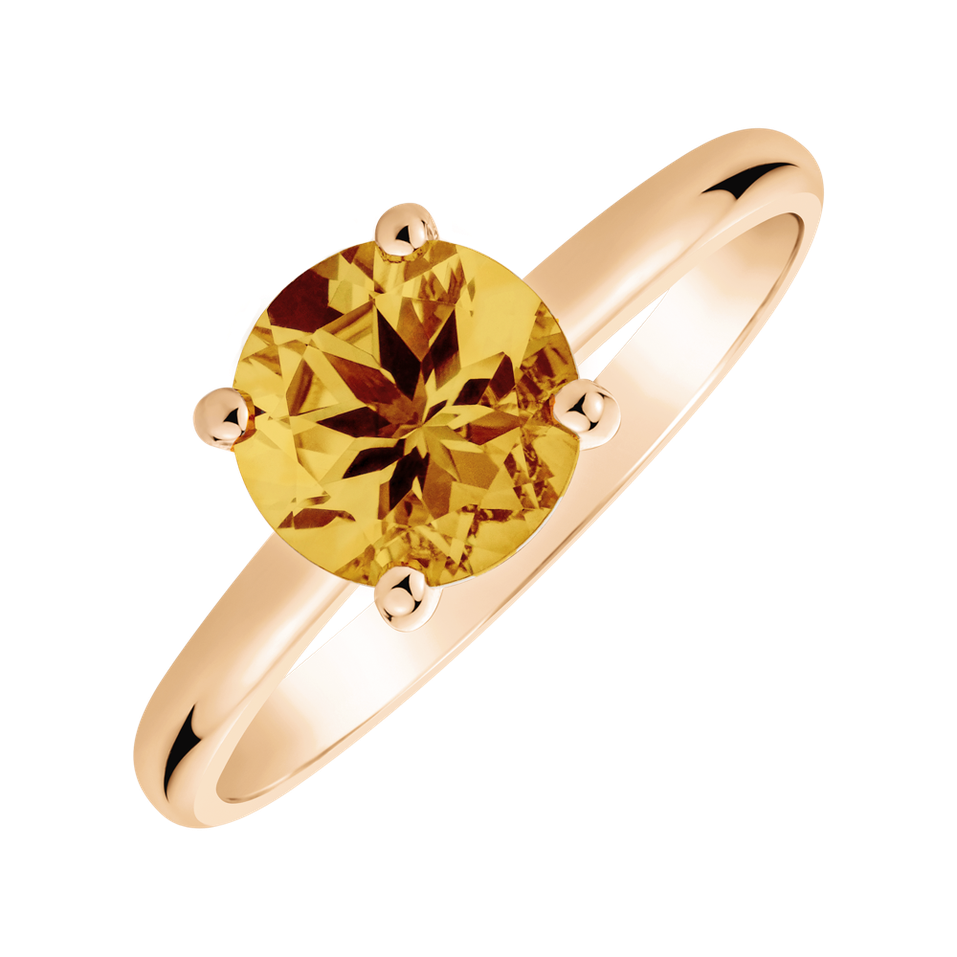 Ring with Citríne Bonbon