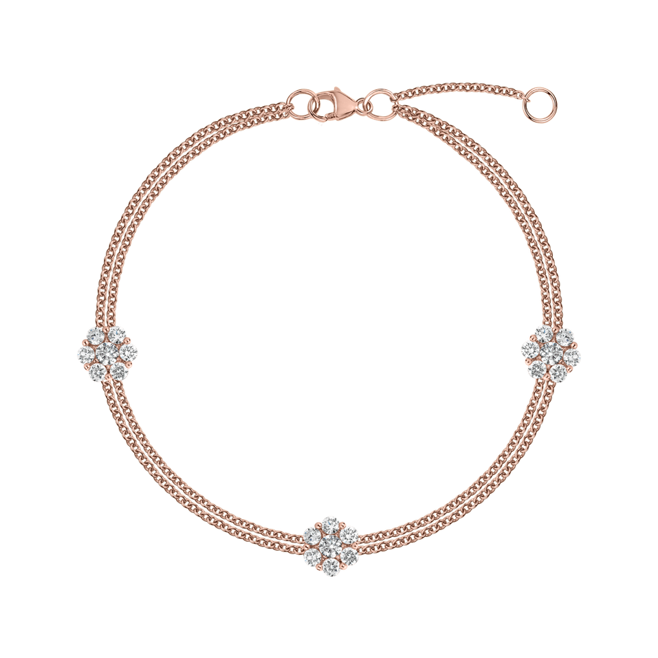 Bracelet with diamonds Evening Sky