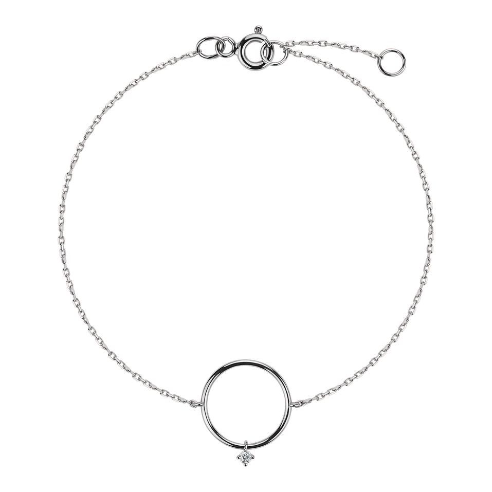 Diamond bracelet Circle of Luck