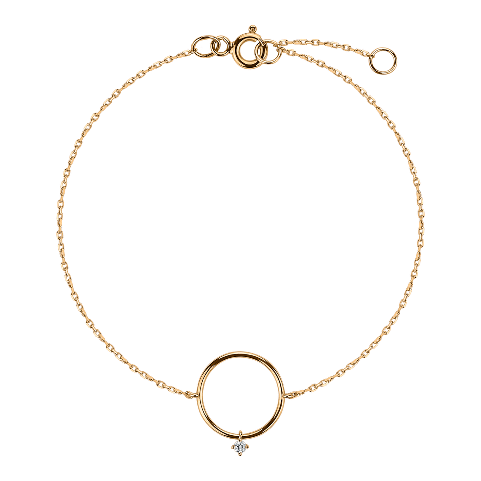 Diamond bracelet Circle of Luck