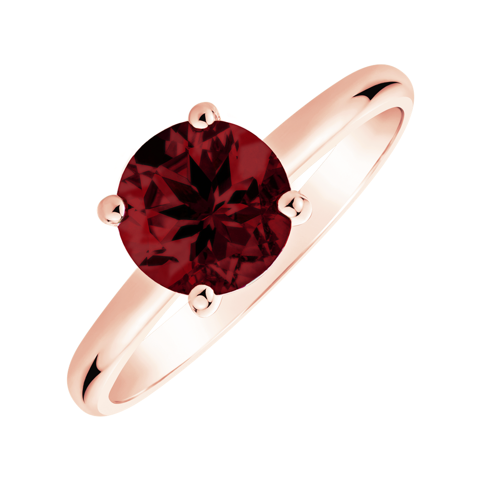 Ring with Rhodolite Bonbon