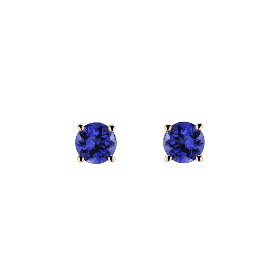 Earrings with Tanzanite Virginia Sparkle