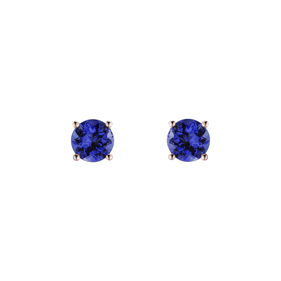 Earrings with Tanzanite Virginia Sparkle