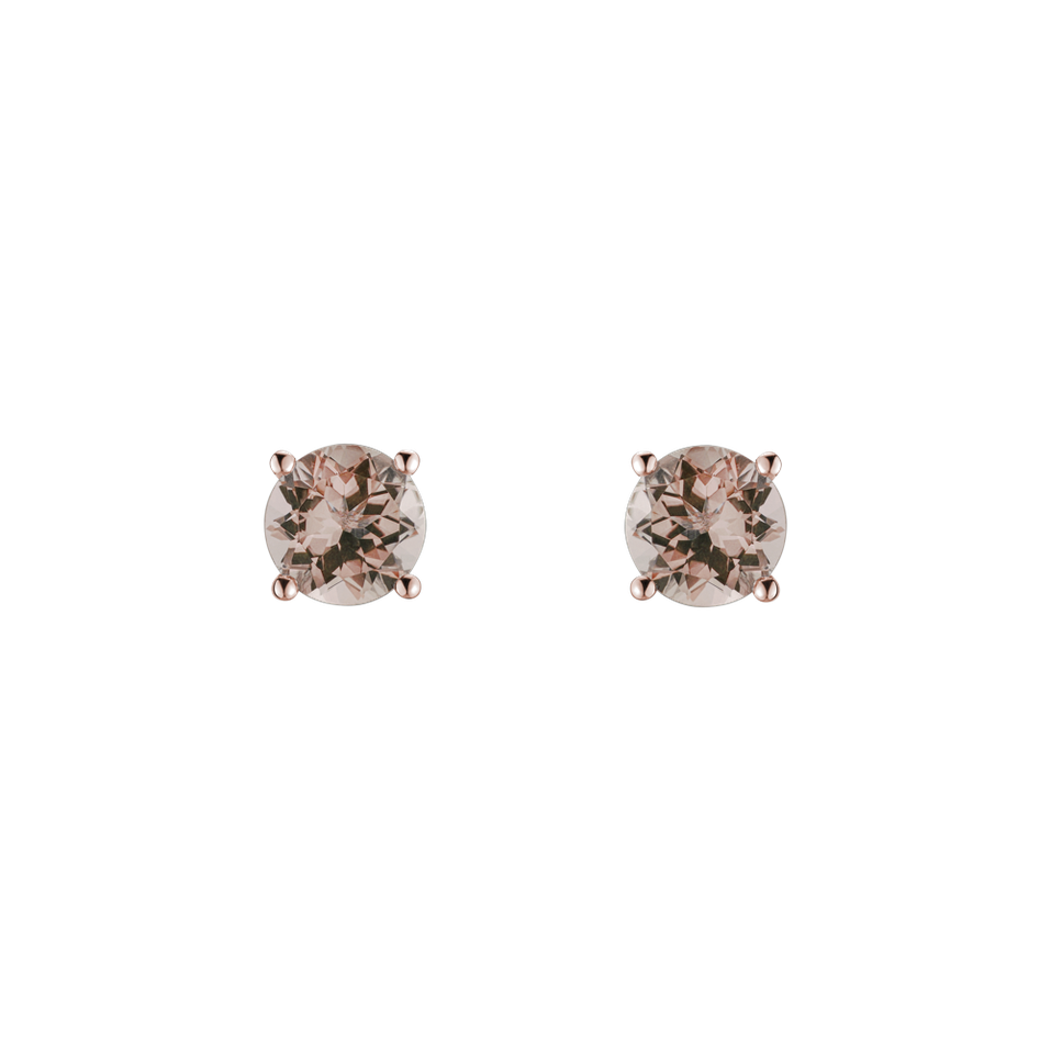 Earrings with Morganite Virginia Sparkle