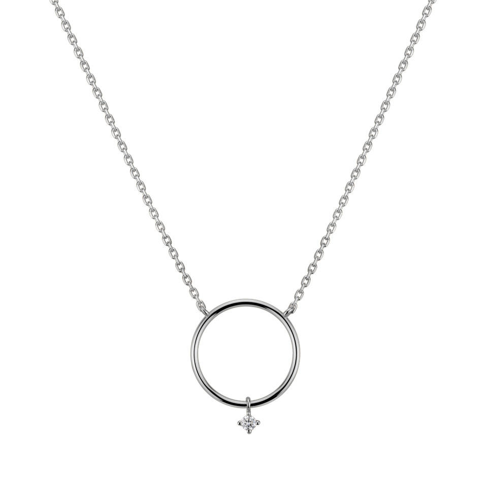 Diamond necklace Circle of Luck