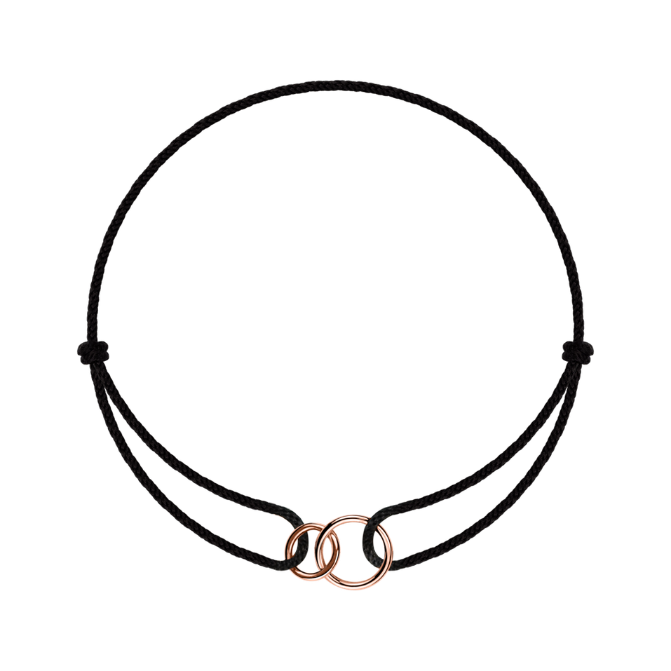 Bracelet with cord Infinity