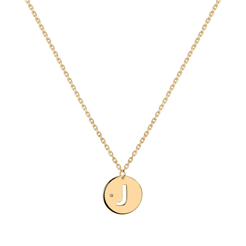 Diamond necklace Cut Coins J