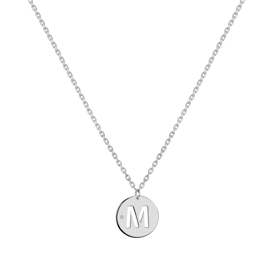 Diamond necklace Cut Coins M